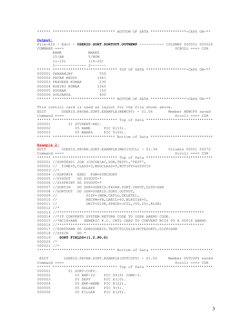 JCL Sort Utility Examples and Usage | PDF | System Software | Binary ...