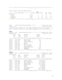 JCL Sort Utility Examples and Usage | PDF | System Software | Binary ...