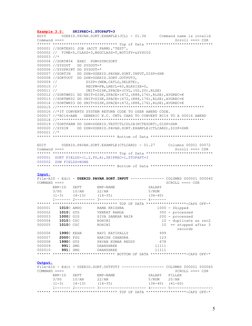 JCL Sort Utility Examples and Usage | PDF | System Software | Binary ...