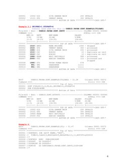 JCL Sort Utility Examples and Usage | PDF | System Software | Binary ...