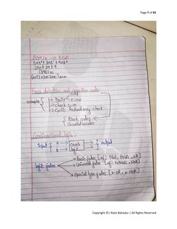 Bca First Semester Digital Logic Complete Note | PDF | All Rights ...