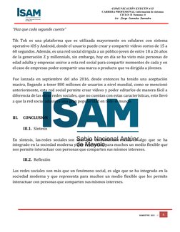 COMUNICACIÓN EFECTIVA II
CARRERA PROFESIONAL: información de sistemas
CICLO: II /Semana: 4
Lic. Jorge Camacho Saavedra
“Haz q