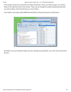 RPG Maker MV Plugin Basics Guide | PDF | Parameter (Computer ...