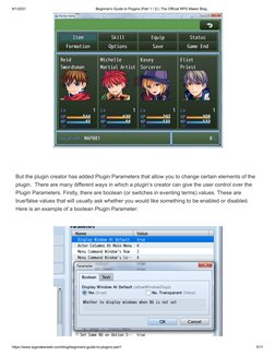 RPG Maker MV Plugin Basics Guide | PDF | Parameter (Computer ...