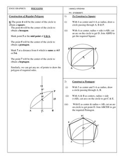 Constructing Regular Polygons Methods | PDF | Circle | Polygon