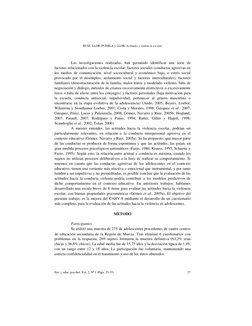 RUIZ, LLOR, PUEBLA y LLOR. Actitudes y violencia escolar 
Eur. j. educ. psychol. Vol. 2, Nº 1 (Págs. 25-35)