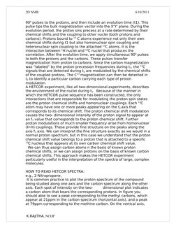 2D NMR                                                                                                                4/10/20