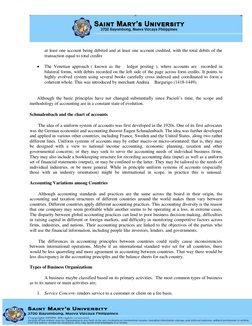 at least one account being debited and at least one account credited, with the total debits of the 
transaction equal t