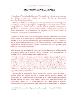 liturgiapapal | MANUAL DE INDULGENCIAS 
 
5 
ANOTACIONES PRELIMINARES 
 
 
1. Cuando este "Manual de Indulgencias" fue editad