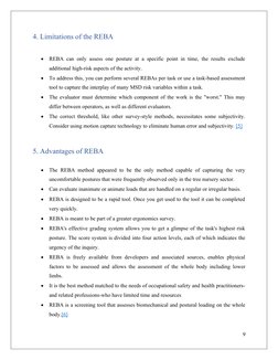 Reba Checklist REBA Ergonomic Assessment Guide | PDF | Human Factors And Ergonomics | Risk