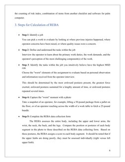 REBA Ergonomic Assessment Guide | PDF | Human Factors And Ergonomics | Risk