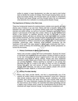suffice to explain a major development, but often we need to look further
back to identify the causes of change. Only through