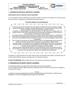 COLEGIO COMFABOY 
Pedagogía con Sentido Emprendedor 
GUIA DE ENSEÑANZA ___ APRENDIZAJE _X_   No. 014                  
AREA:
