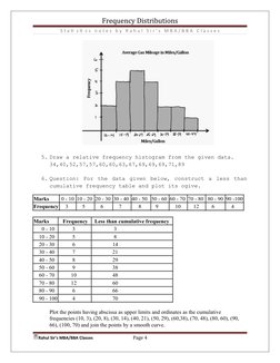 Frequency Distribution Analysis Guide | PDF | Histogram | Statistics