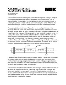 NAK Kiln Shell Alignment Procedures | PDF | Stress (Mechanics)