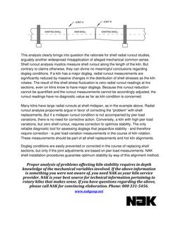 NAK Kiln Shell Alignment Procedures | PDF | Stress (Mechanics)