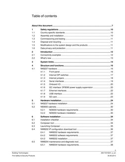 3
Building Technologies 
 
A6V10316241_a_en
Fire Safety & Security Products 
 
30.06.2013
 
Table of contents 
About this d