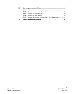 5
Building Technologies 
 
A6V10316241_a_en
Fire Safety & Security Products 
 
30.06.2013
9.5 
Correcting communication fai