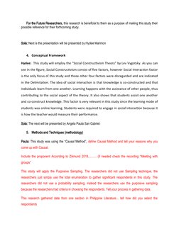 Research Presentation Script Example | PDF | Survey Methodology ...