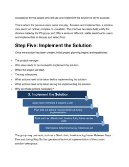 Six-Step Problem Solving Model | PDF | E Books | Evaluation