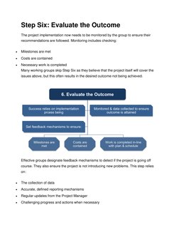 6 Step Model Six-Step Problem Solving Model | PDF | E Books | Evaluation