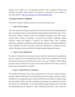 nitrogen,  power  supply,  etc.)  and  supporting  operations  such  as  equipment  cleaning  and 
sanitation  of  premises.