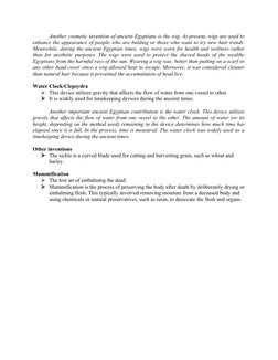 Contributions of Egyptian Civilization | PDF | Ancient Egypt | Papyrus