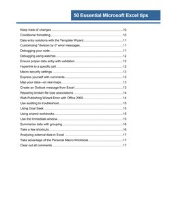 50 Essential Excel Tips and Tricks | PDF | Microsoft Excel | Visual ...