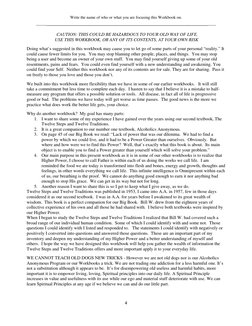 Write the name of who or what you are focusing this Workbook on.
___________________________________________________________