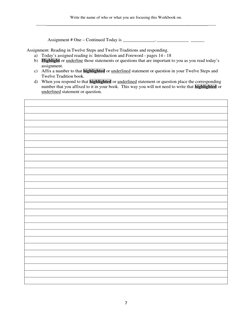 Write the name of who or what you are focusing this Workbook on.
___________________________________________________________