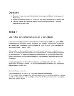 Tres Principios del Diseño Universal de Aprendizaje | PDF | Aprendizaje ...