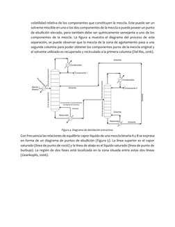 volatilidad relativa de los componentes que constituyen la mezcla. Este puede ser un 
solvente miscible en uno o los dos comp