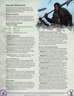 Expanded Ranger Archetypes for 5E | PDF
