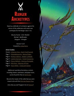 Expanded Ranger Archetypes for 5E | PDF