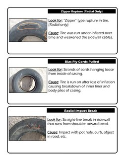 Zipper Rupture Tire Defect and Failure Analysis Guide | PDF | Tire | Vehicle Parts