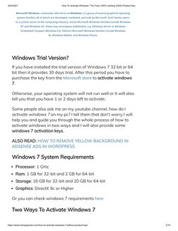 3/24/2021
How To Activate Windows 7 for Free (100% working 2020) Product Key
https://www.techjaspreet.com/how-to-activate-win