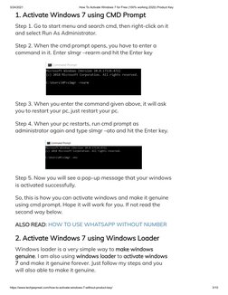 3/24/2021
How To Activate Windows 7 for Free (100% working 2020) Product Key
https://www.techjaspreet.com/how-to-activate-win