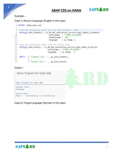 ABAP CDS Annotations for Translations | PDF | Systems Engineering ...