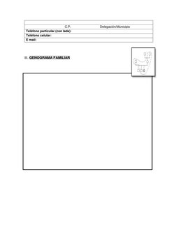 C.P.                                 Delegación/Municipio 
Teléfono particular
