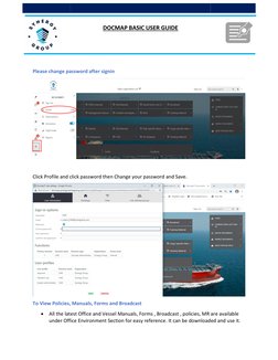 DOCMAP User Guide for Navigation | PDF