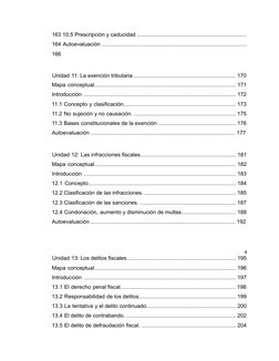 163 10.5 Prescripción y caducidad ........................................................................
164 Autoevaluación