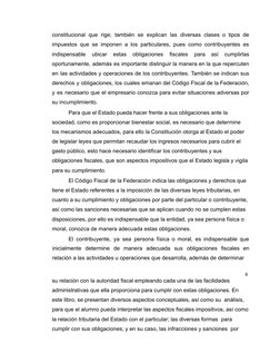 constitucional que rige; también se explican las diversas clases o tipos de
impuestos que se imponen a los particulares, pues