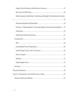 pg. iii 
Supply Chain Information and Electronic Commerce ................................................ 47 
Bar Codes and