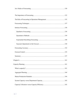 pg. vi 
Joe’s Rules of Forecasting ..........................................................................................
