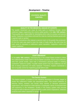 Quality Development Timeline History of Quality Management Timeline | PDF | Quality (Business ...