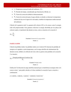 UNIVERSIDAD TÉCNICA DE AMBATO
FACULTAD DE INGENIERÍA CIVIL Y MECÁNICA

t n: Temperatura mensual media del ambiente. (°C)

Δ