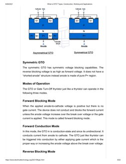Gto Pattern GTO Thyristor: Construction and Applications | PDF | Field Effect ...