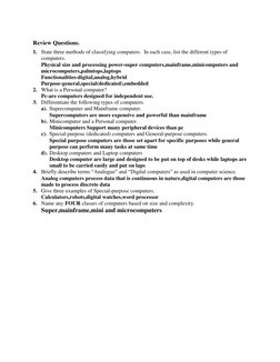 ICT Module 1 Review Questions and Answers | PDF | Integrated Circuit ...