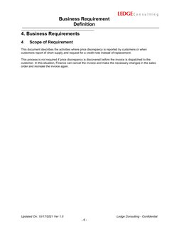 Business Requirement
Definition
                                                                           
4. Business Requi