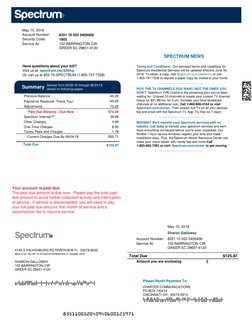 Spectrum Billpin Codes Spectrum News: Service From 05/25/18 Through 06/24/18 Details On ...